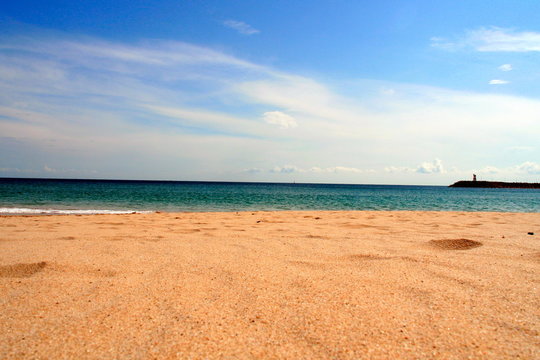 beach scene