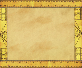 vintage ruler border 2