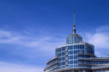 Obraz premium blue building