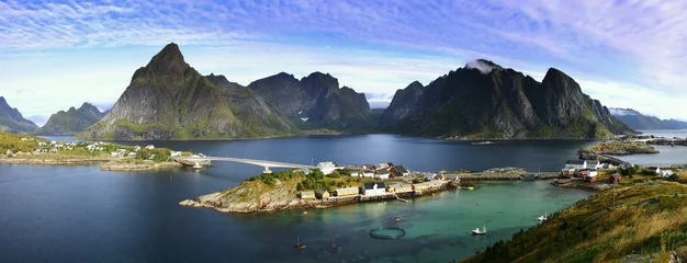 Foto op Plexiglas Scandinavië eiland wereld lofoten