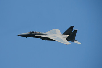 Fototapeta na wymiar F-15 Strike Eagle myśliwca