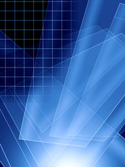 blue abstraction