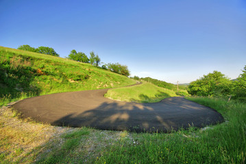 lacet de montagne