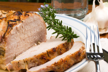 garlic rosemary roast pork