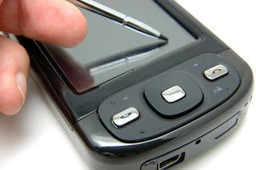 working on pda phone