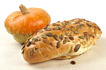 pumpkin bread with seeds