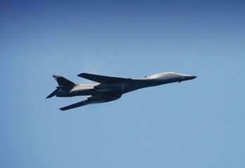 Fototapeta na wymiar b-1b lancer bomber