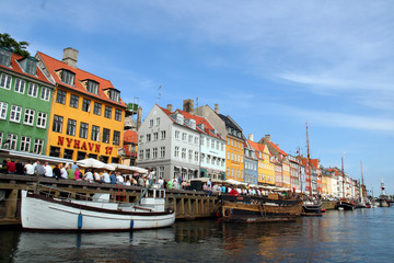 Fototapeta na wymiar Kopenhaga street view
