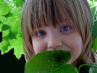 close up nature girl