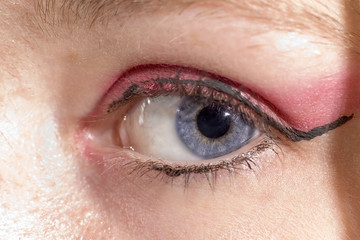 Fototapeta premium eye with make up