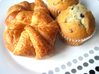 croissants and muffins