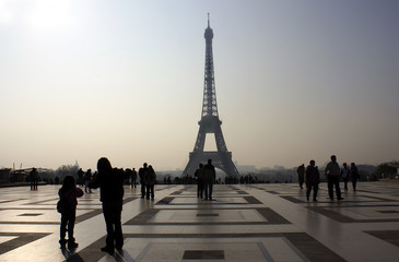 Fototapeta na wymiar Paryż, eiffelturm
