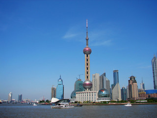 Naklejka premium shanghai's landmark