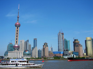 Obraz premium shanghai's landmark