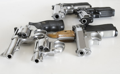 guns on their sides