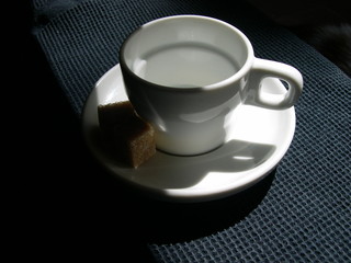 la taza de café