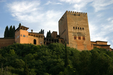 Fototapeta na wymiar Turm der alhambra