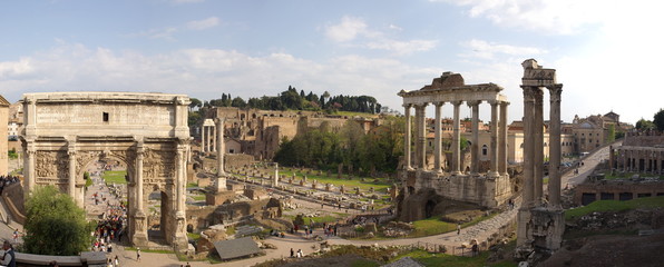Fototapeta premium roman forum panorama