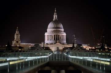 millennium bridge - st paul's cathedral