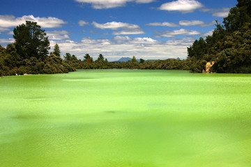 green thermal lake