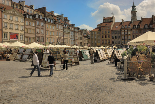 Fototapeta warsaw-old town