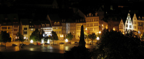 Fototapeta na wymiar Erfurt Domplatz