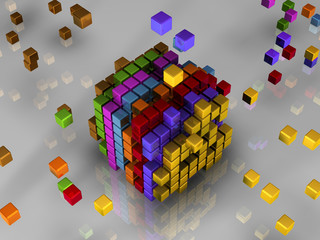 3d cubes