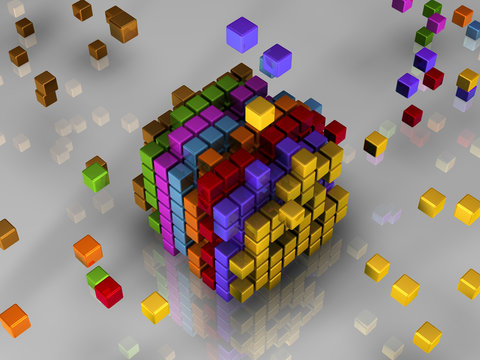 3d cubes