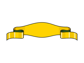 yellow title ribbon