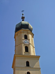 church-clock tower