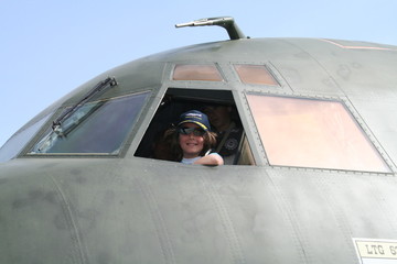 Fototapeta na wymiar young pilot