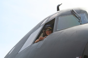 Fototapeta na wymiar young boy pilot