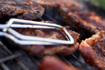 barbecue closeup