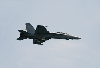 Fototapeta na wymiar f/a-18 hornet jet fighter
