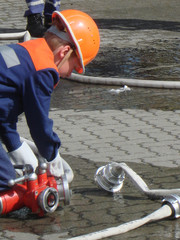 young fireman