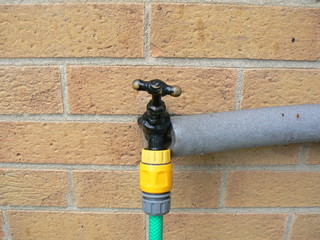 Fototapeta na wymiar outdoor tap/faucet