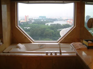 Zelfklevend Fotobehang bath with a view © Ian Andrews