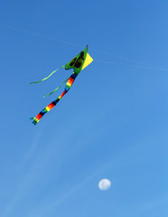 flying to the moon – kite flying
