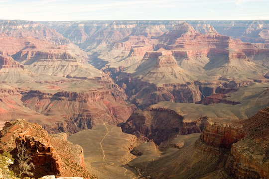grand canyon red pastel