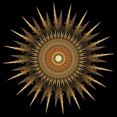 Fototapeta premium 3d rendered sun