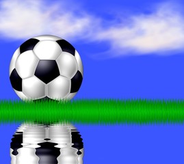 fussball am wasser