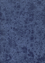 mottled blue background