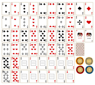 playing cards & chesspieces
