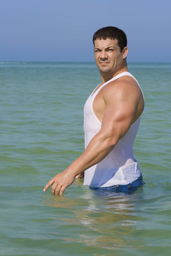 muscular man