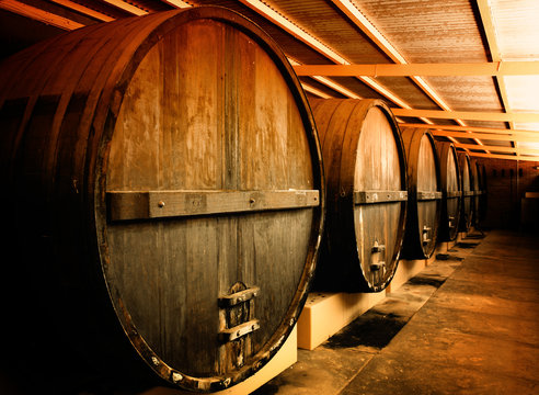 Winery Barrels