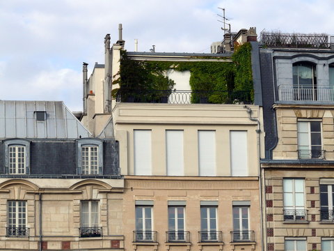 façades parisennes.