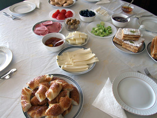 breakfast table