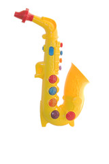 saxophone with color keys