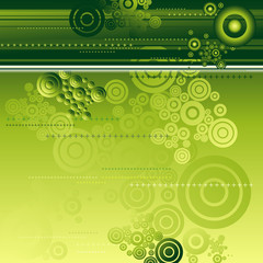 green background, vector