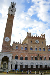 Obraz premium siena, torre del mangia